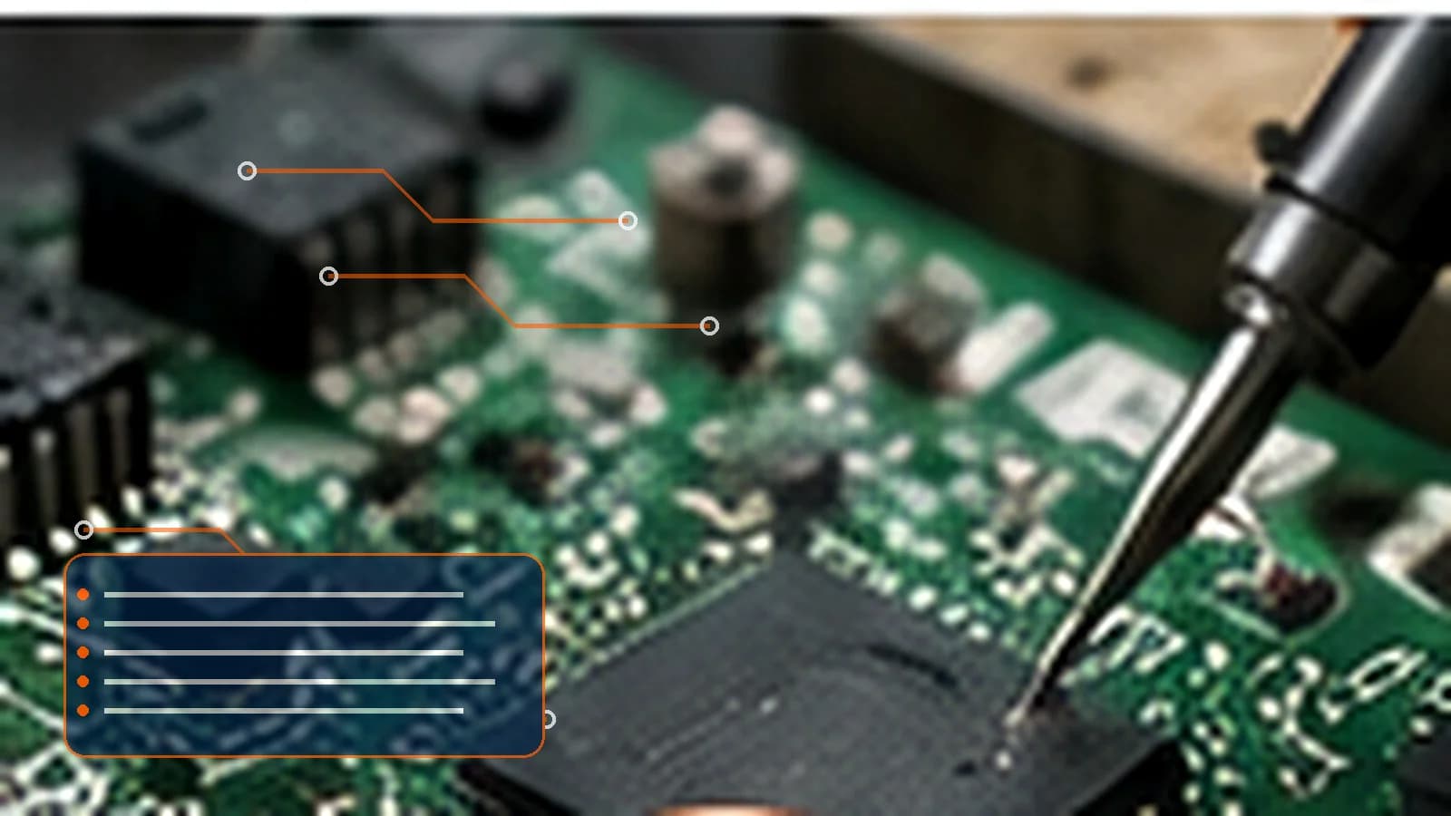 Endüstriyel elektronik kart tamiri - HMI ve dokunmatik panel servisi