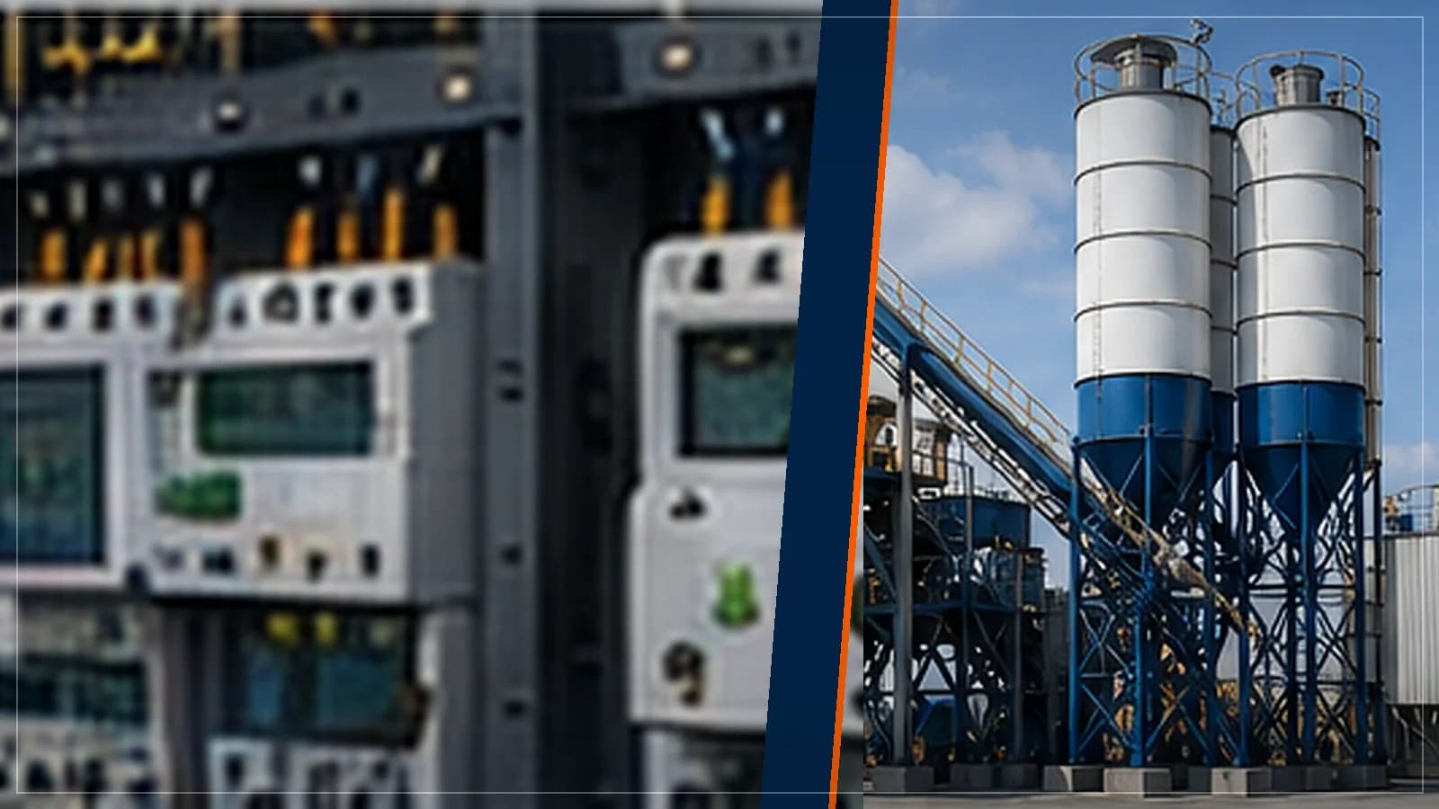 Automatizarea stațiilor de beton - Tablou PLC și MCC